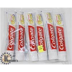 BAG OF COLEGATE TOOTHPASTE