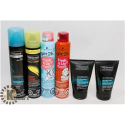 BAG OF ASSORTED HAIR PRODUCTS