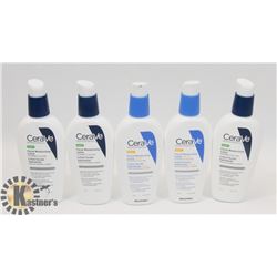 BAG OF ASSORTED CERAVE LOTIONS