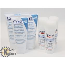 BAG OF CERAVE AND EUCERIN
