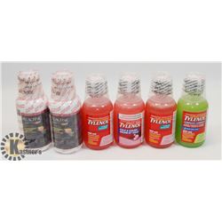 BAG OF CHILDRENS TYLENOL AND REACTINE