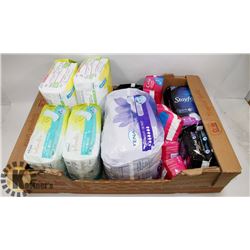 FLAT OF TENA PADS AND MORE