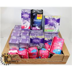 FLAT OF ALWAYS, CAREFREE, AND OTHER PADS