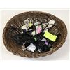 Image 1 : BASKET OF PHONE CHARGERS