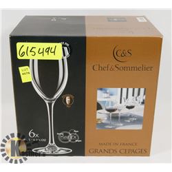 CHEF & SOMMELIER 6.7OZ FLUTE,MADE IN FRANCE, 1 BOX