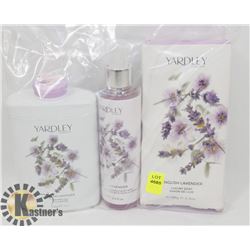 BAG OF YARDLY LONDON BEAUTY PRODUCTS