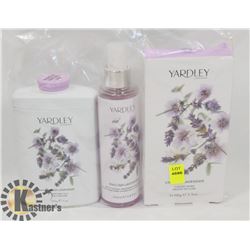 BAG OF YARDLY LONDON BEAUTY PRODUCTS