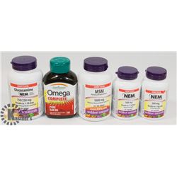 BAG OF ASSORTED SUPPLEMENTS