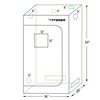 Image 3 : NEW VIVOSUN 62" X 36" X 20" GROW TENT