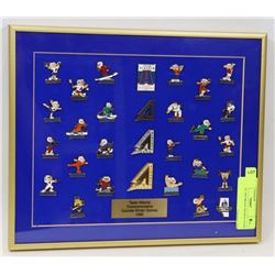 VINTAGE 1995 BRASS FRAMED TEAM