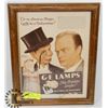 Image 1 : VINTAGE GENERAL ELECTRIC LAMP AD