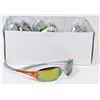 Image 1 : CASE OF GREY/ ORANGE OAKLEY STYLE SUNGLASSES