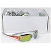 Image 1 : CASE OF GREY/ ORANGE OAKLEY STYLE SUNGLASSES
