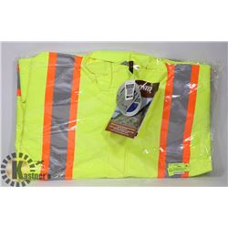 100% WATERPROOF HIVIZ NAIL HEAD RIPSTOP JACKET 2XL