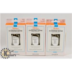 3 PACK OF SALLY HANSEN DIAMOND STRENGTH BASE &