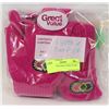 Image 1 : PINK GLOVES AND FUNNEL SCARF SET