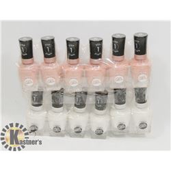 12 PACK OF SALLY HANSEN MIRACLE GEL NAIL COLOUR