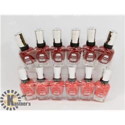 12 PACK OF SALLY HANSEN NAIL COLOUR