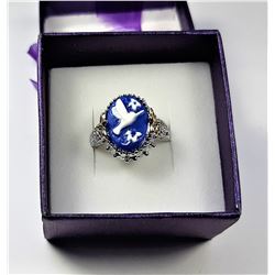 10)  SILVER TONE WITH GOLD COLORED ACCENTS