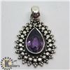 Image 1 : SILVER AMETHYST PENDANT