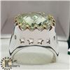 Image 2 : BRASS GREEN AMETHYST MEN'S RING
