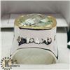 Image 2 : BRASS GREEN AMETHYST MEN'S RING