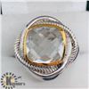 Image 1 : BRASS CRYSTAL MEN'S RING