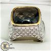 Image 1 : BRASS SMOKEY TOPAZ MEN'S RING