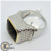 Image 2 : BRASS SMOKEY TOPAZ MEN'S RING