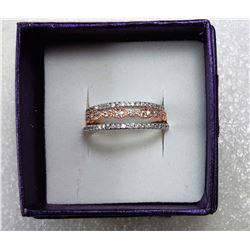 6)  SILVER TONE & ROSE GOLD TONE