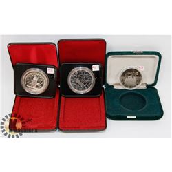 LOT OF 3 CANADA $1 COINS 1978, 1977, 1984