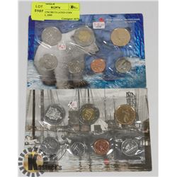 LOT OF 2 UNCIRCULATED COIN SETS, 2002, 2000