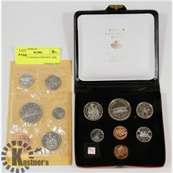 LOT OF 2 CANADA COIN SETS 1968, 1973