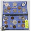 Image 1 : LOT OF ASSORTED WORLD COINS AND MORE