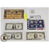 Image 1 : LOT OF USA COINS AND BILLS