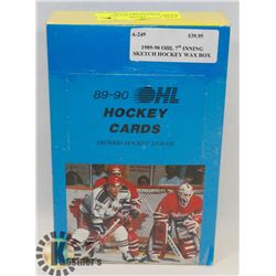 7TH INNING ONTARIO HOCKEY LEAGUE 1989-90 COLLECTOR