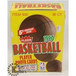 1990 FLEER BASKETBALL SEALED BOX.