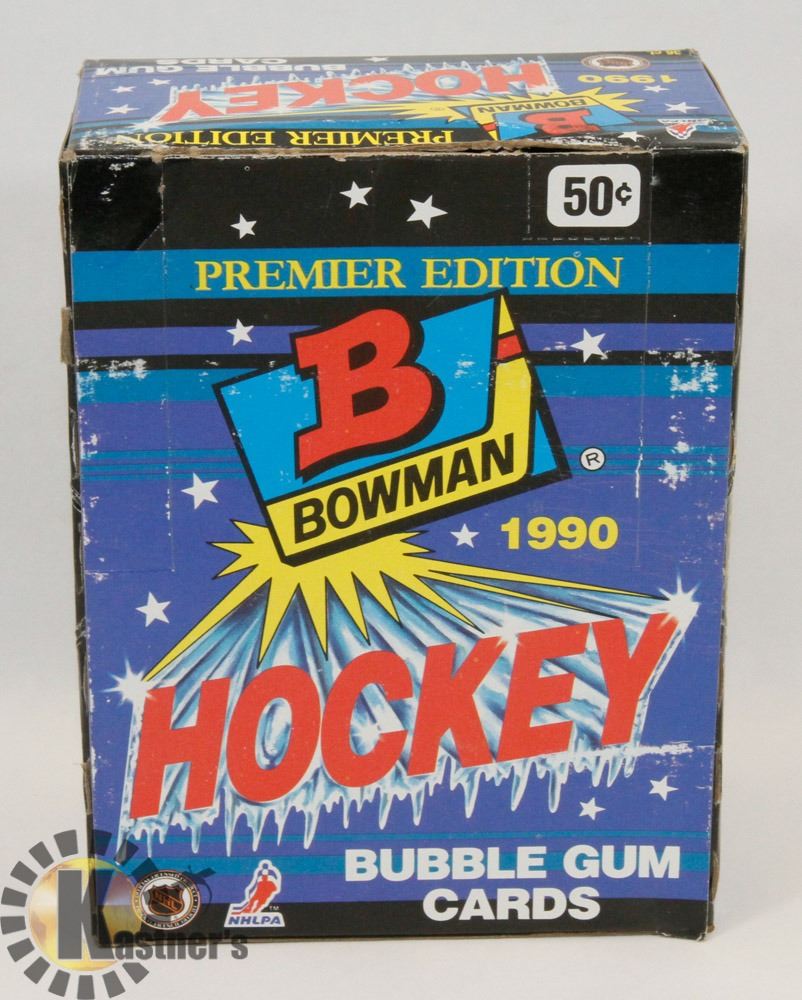 BOWMAN 1990 PREMIER EDITION BUBBLE GUM CARDS. Kastner Auctions