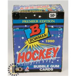 BOWMAN 1990 PREMIER EDITION BUBBLE GUM CARDS.