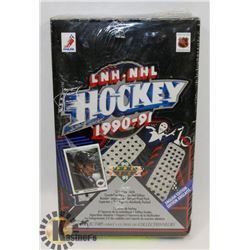 BOX OF NHL HOCKEY SEALED 1990-91 UPPER DECK CARD