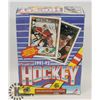 Image 1 : BOX OF OPEECHEE 1991-92 HOCKEY CARD/BUBBLE GUM