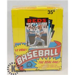 SEALED BOX OF 1986 OPEECHEE BASEBALL PICTURE CARD