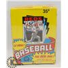 Image 1 : SEALED BOX OF 1986 OPEECHEE BASEBALL PICTURE CARD