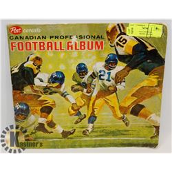 POST CEREALS CANADIAN FOOTBALL 50CENT ALBUM.