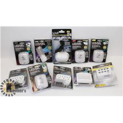 SEALED FLAT OF LED NIGHT LIGHTS