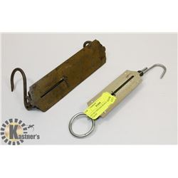 LOT OF 2 VINTAGE BULK STORE SCALES