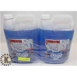BUNDLE OF TWO JUGS OF WINTER WASHER FLUID