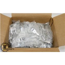 OVER 30 NEW STEEL SPRING BASEBOARD STOPPERS AND