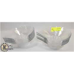 LOT OF 10 FANCY SHAPED SERVING DISHES