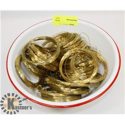VINTAGE BOWL FULL OF WIRE